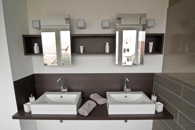 Doppelwaschtisch – Badezimmer von Härle Innenausbau